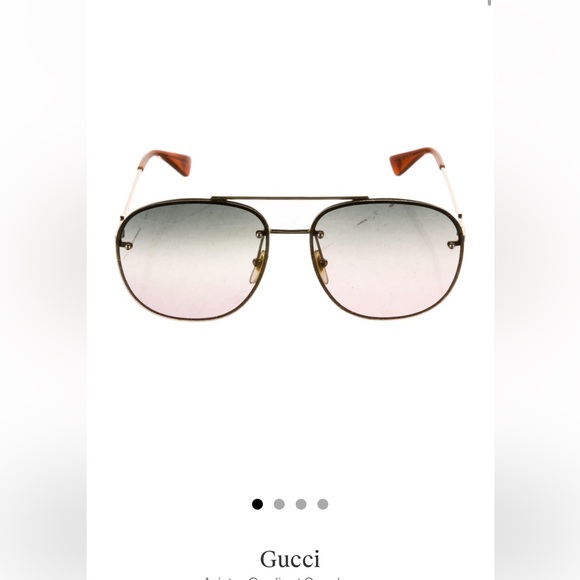 Gucci aviator gradient sunglasses